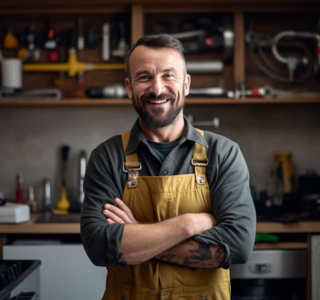 Plumber portrait